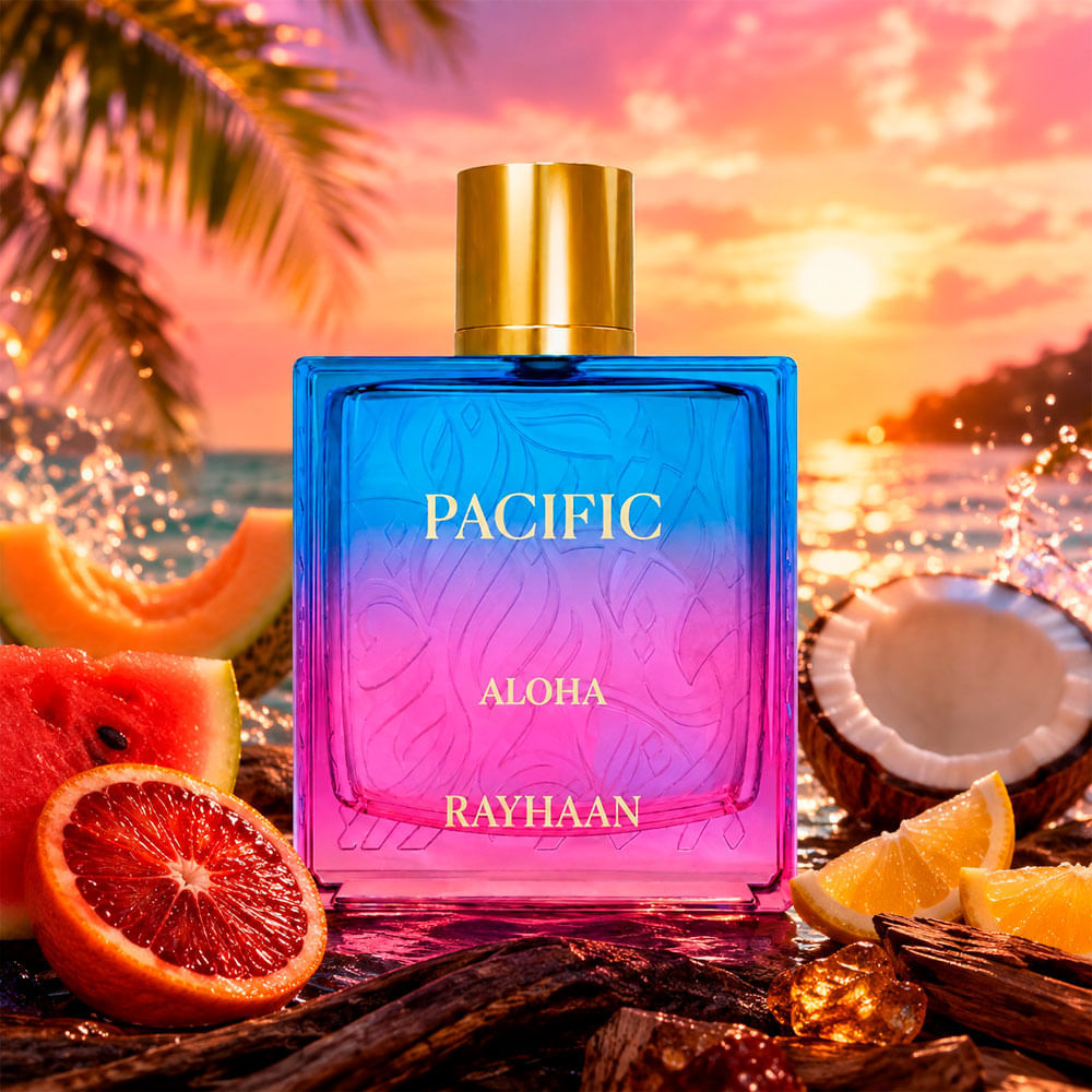 Perfume Árabe Unissex Pacific Aloha Rayhaan Eau de Parfum 100ml