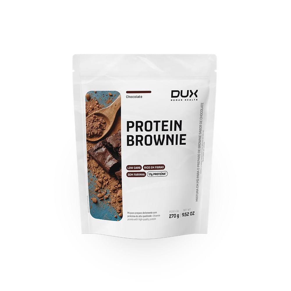 Protein Brownie DUX Company 270g Sabor Chocolate