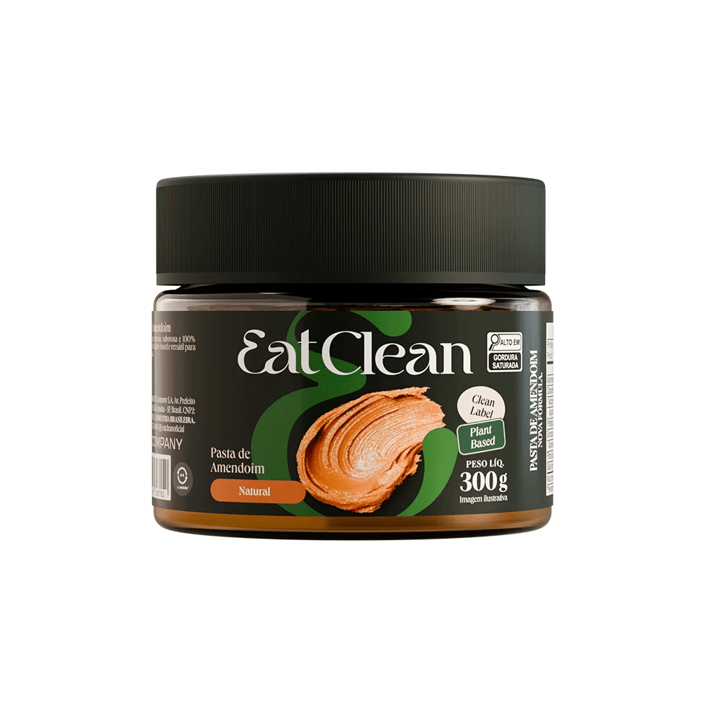 Pasta de Amendoim Eat Clean DUX Company 300g Sabor Natural