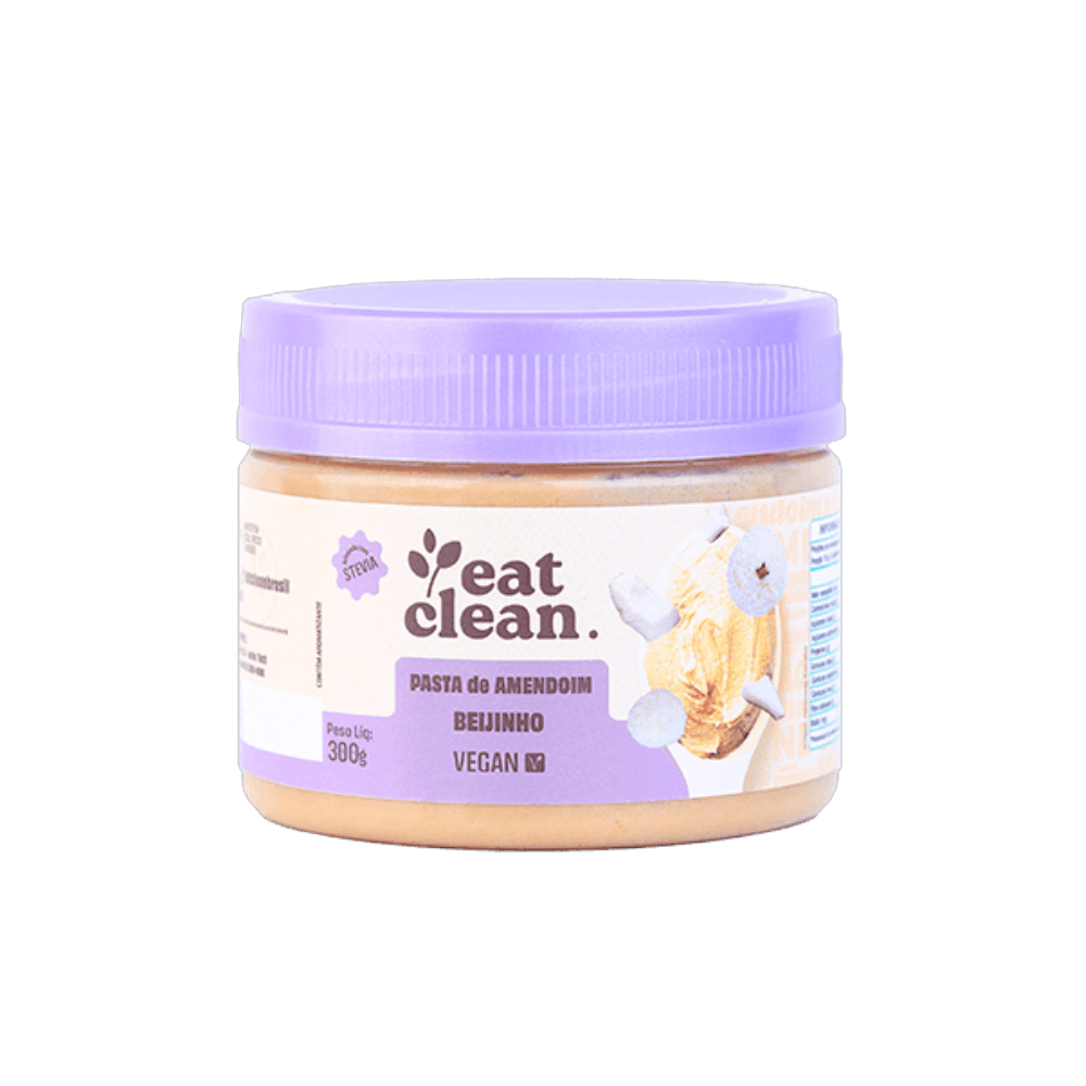 Pasta De Amendoim Eat Clean Dux Company 300g Sabor Beijinho