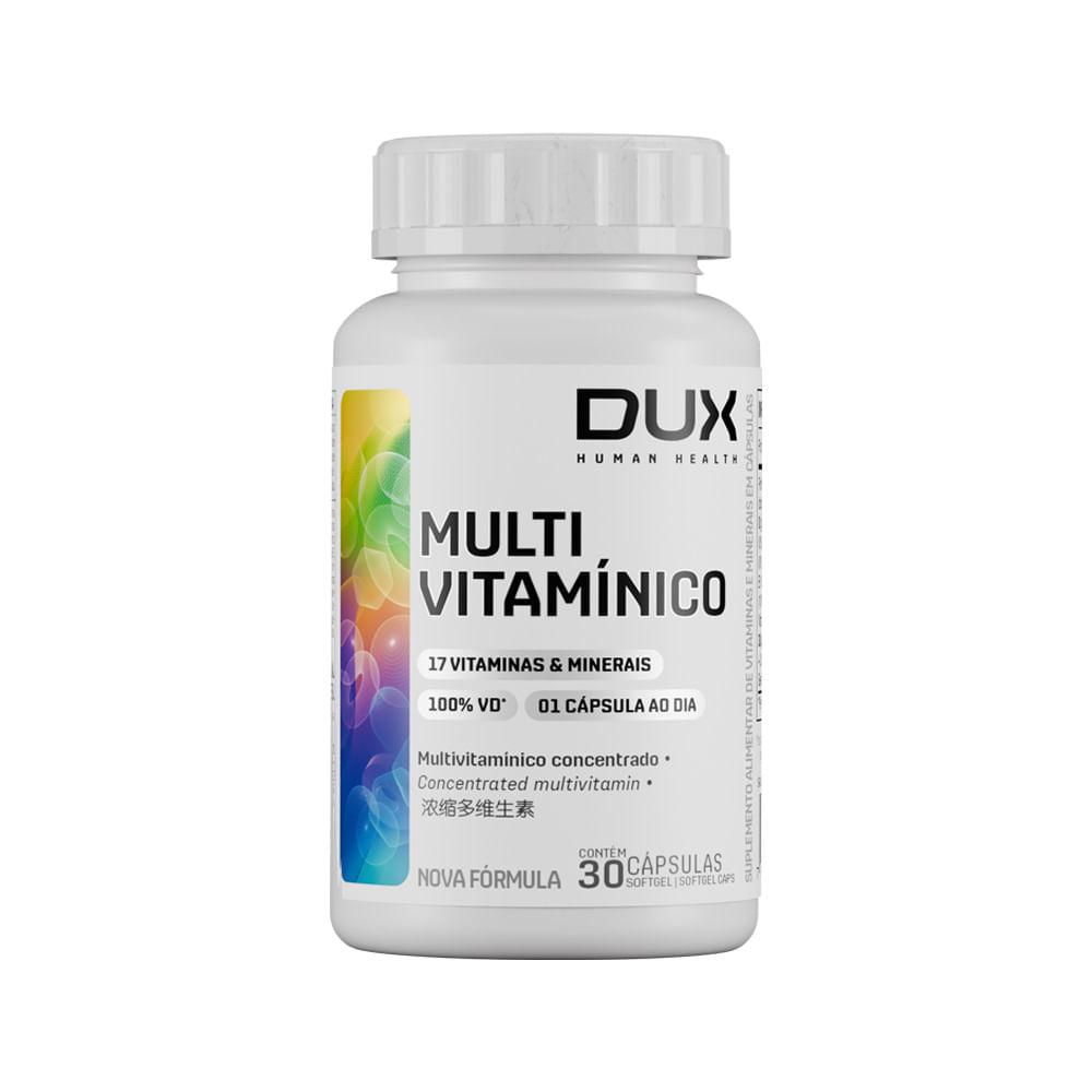 Multivitamínico Dux Nutrition 30 Cápsulas SEM SABOR