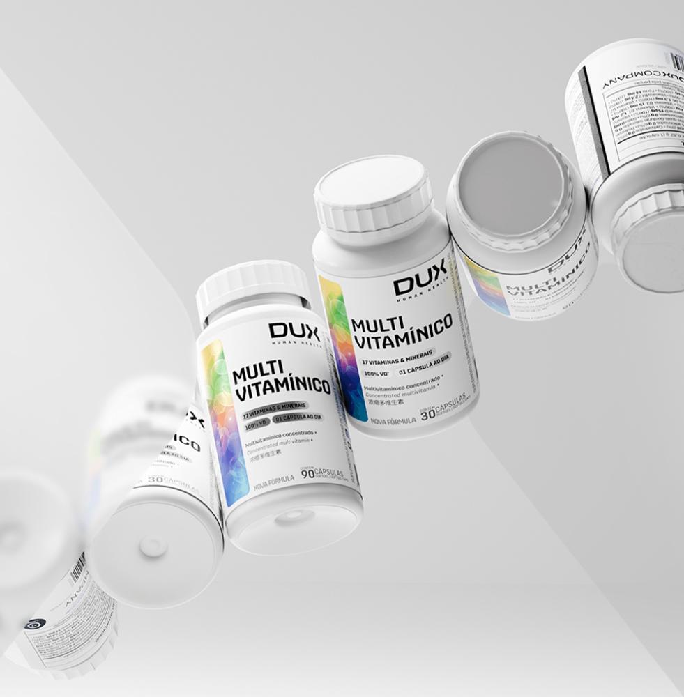 Multivitamínico Dux Nutrition 30 Cápsulas SEM SABOR