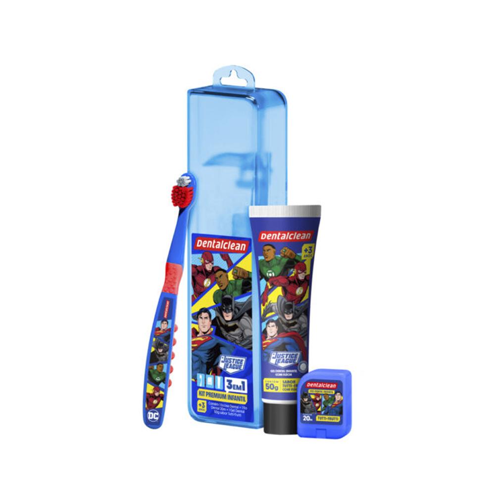 Kit Heróis Infantil Dentalclean