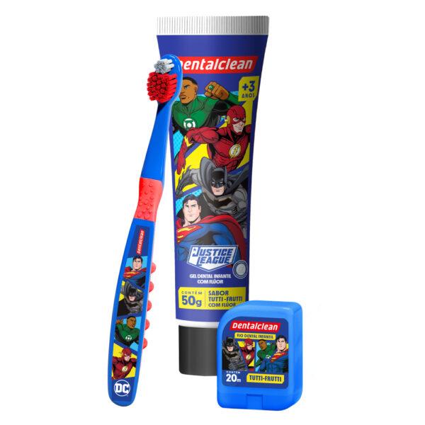 Kit Heróis Infantil Dentalclean