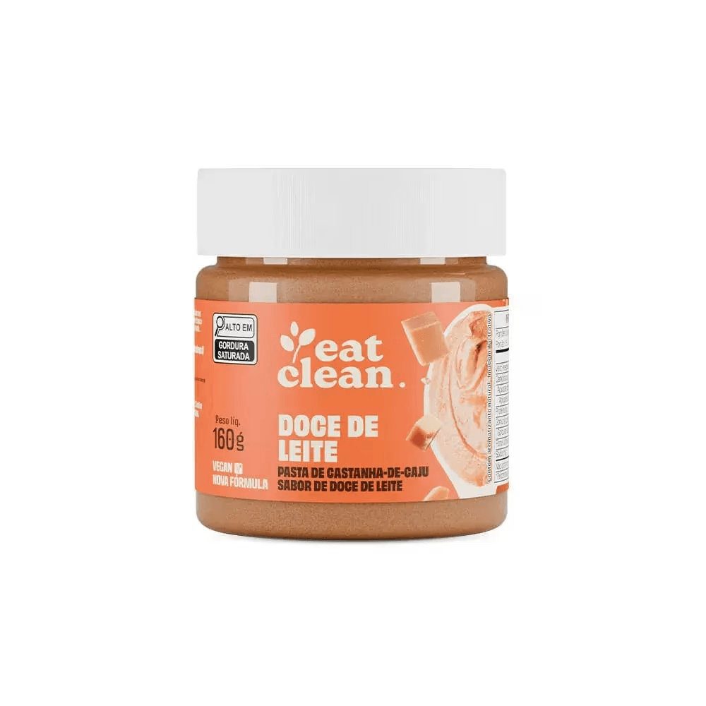 Pasta De Castanha De Caju Eat Clean Dux Company 160g Sabor Doce De Leite