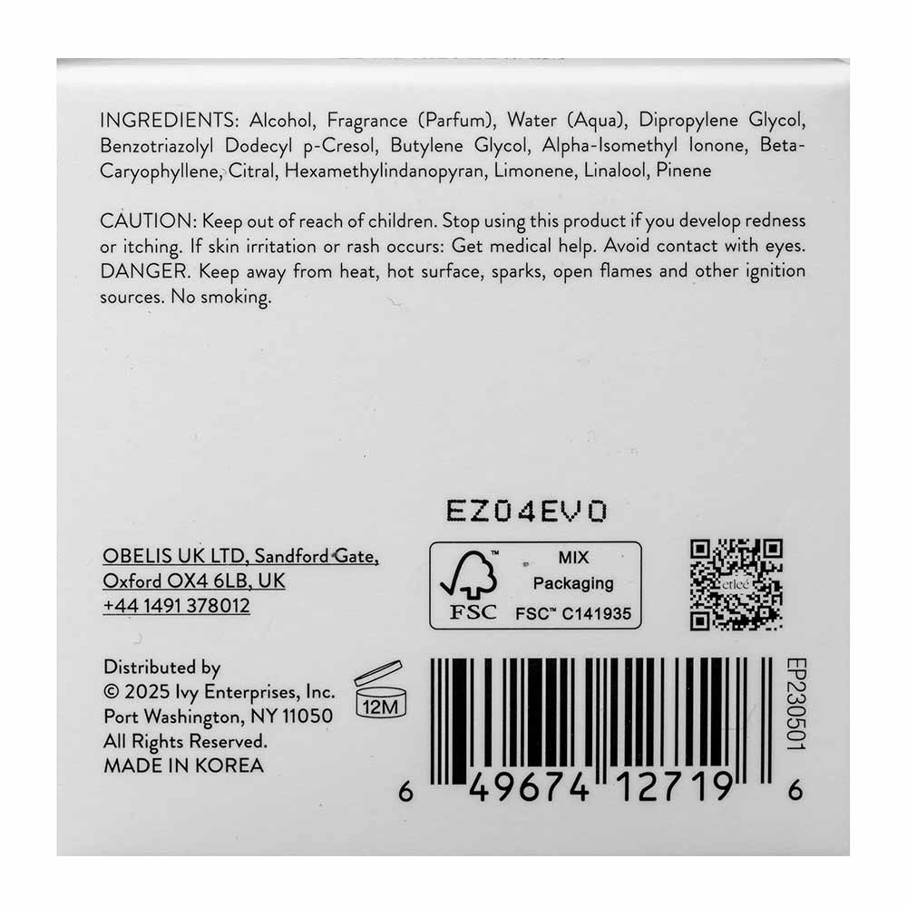 Perfume Feminino Cotton Powder Etleé  Eau de Parfum 30ml