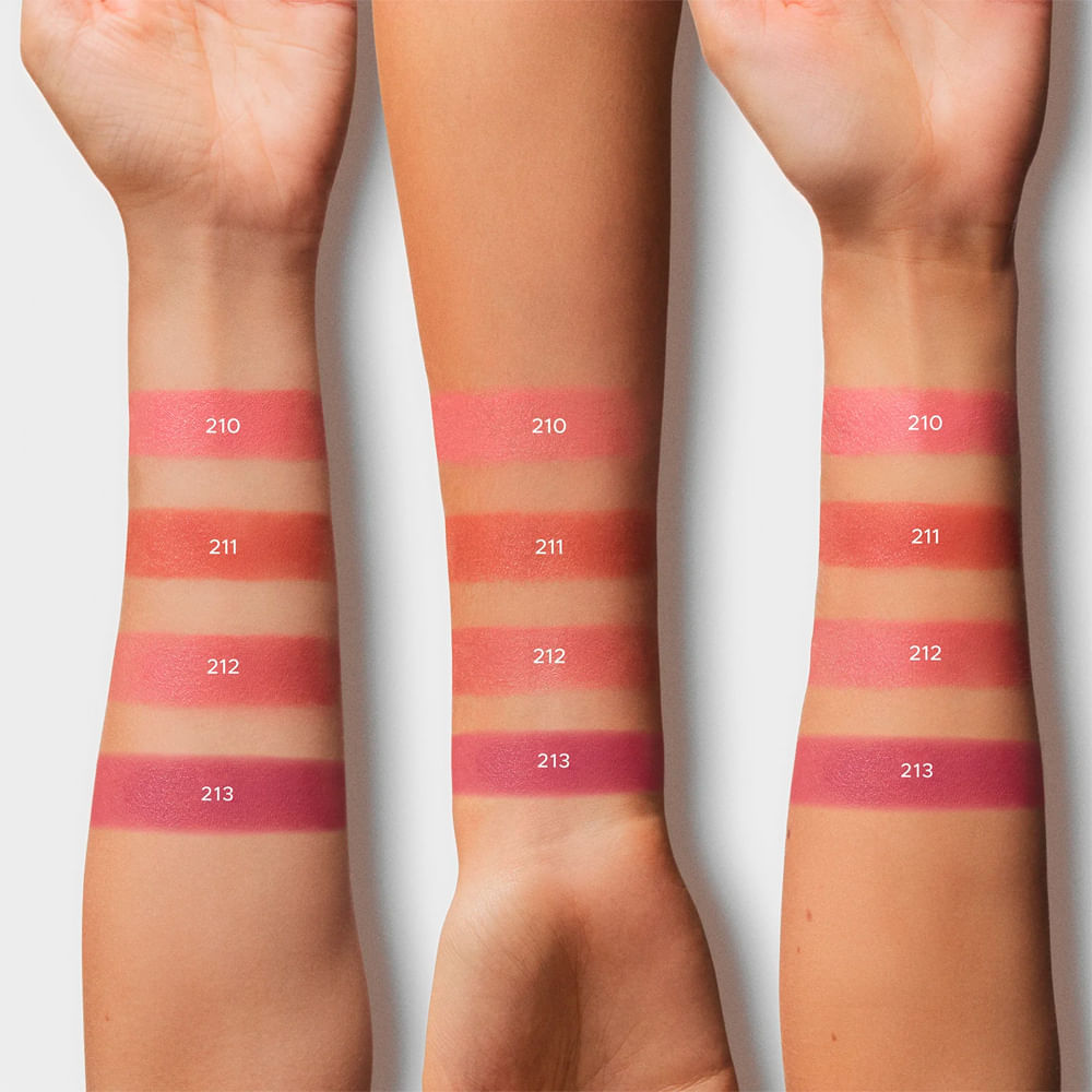 Blush Cremoso em Bastão Inglot Cream Stick Blush Classic Pink 212 6,2g