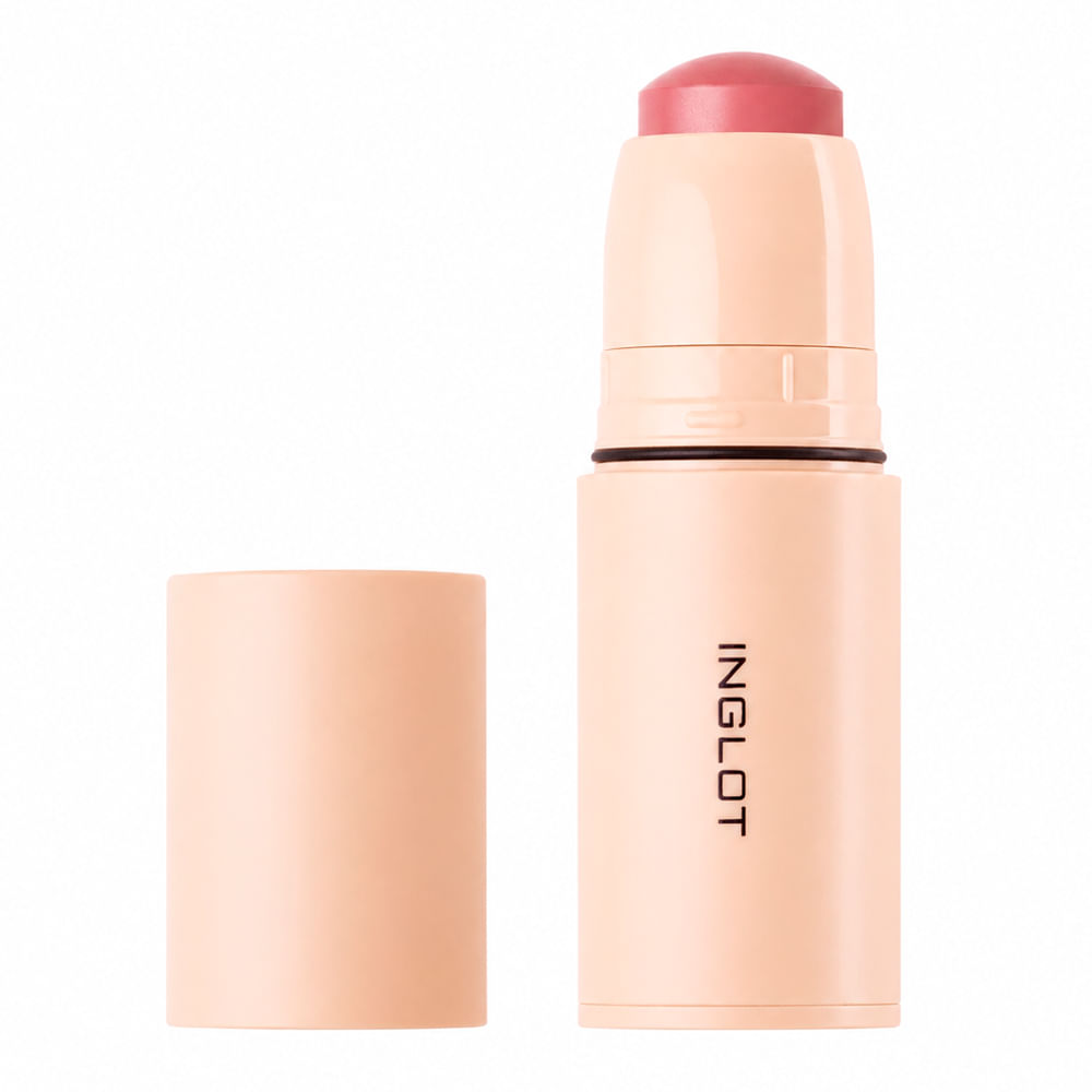 Blush Cremoso em Bastão Inglot Cream Stick Blush Classic Pink 212 6,2g