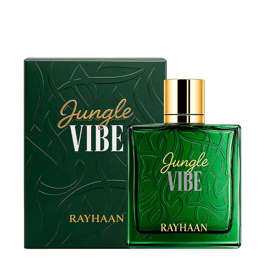 Perfume Árabe Masculino Jungle Vibe Rayhaan Eau de Parfum 100ml
