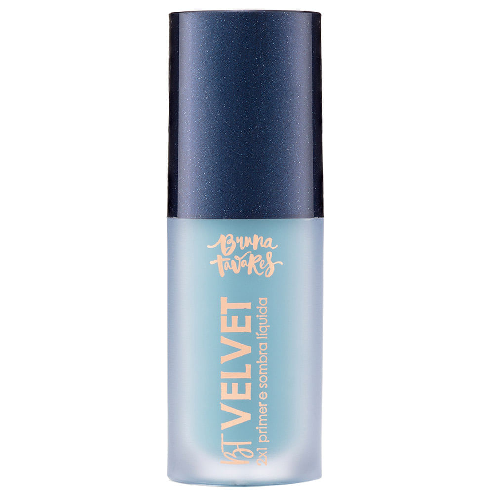 Sombra Líquida E Primer 2x1 Bt Velvet Bruna Tavares Mint Blue