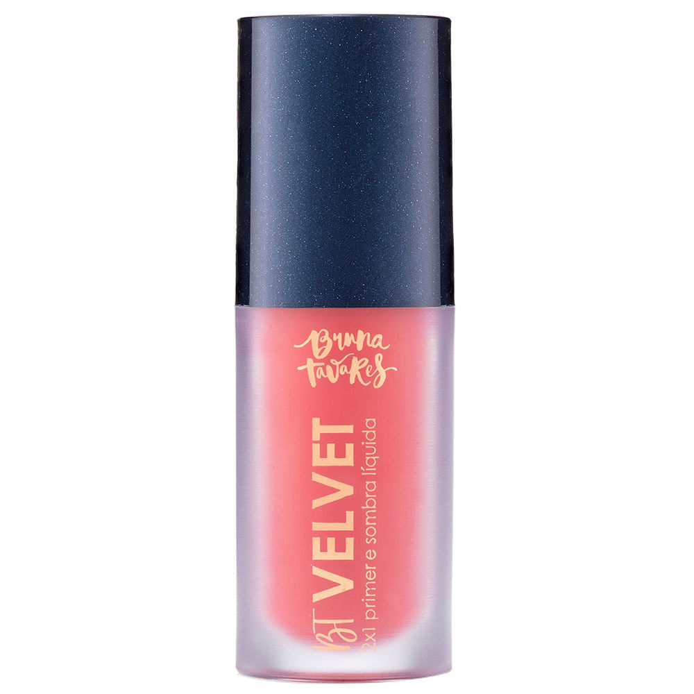 Sombra Líquida e Primer 2x1 BT Velvet Bruna Tavares Coral