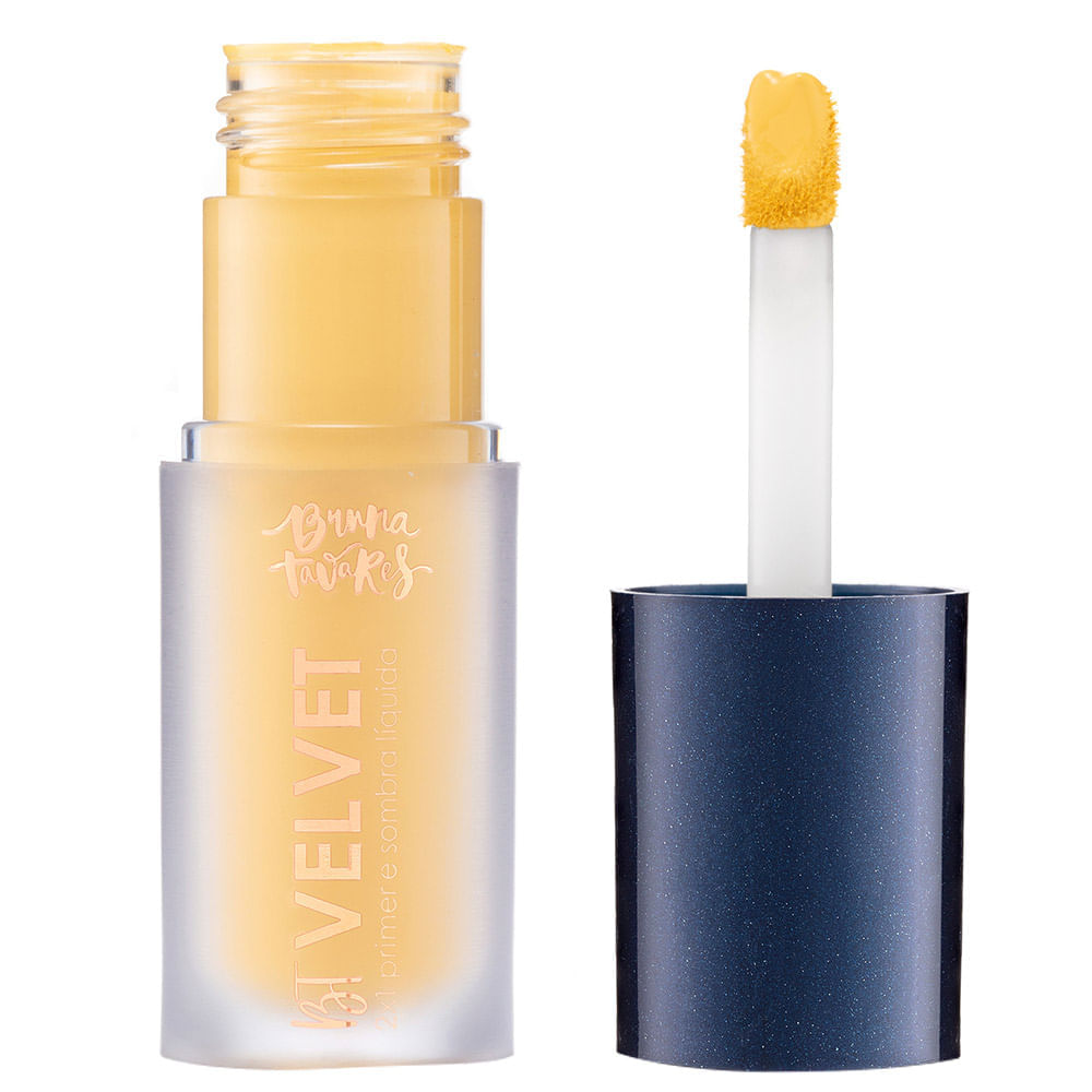 Sombra Líquida e Primer 2x1 BT Velvet Bruna Tavares Yellow
