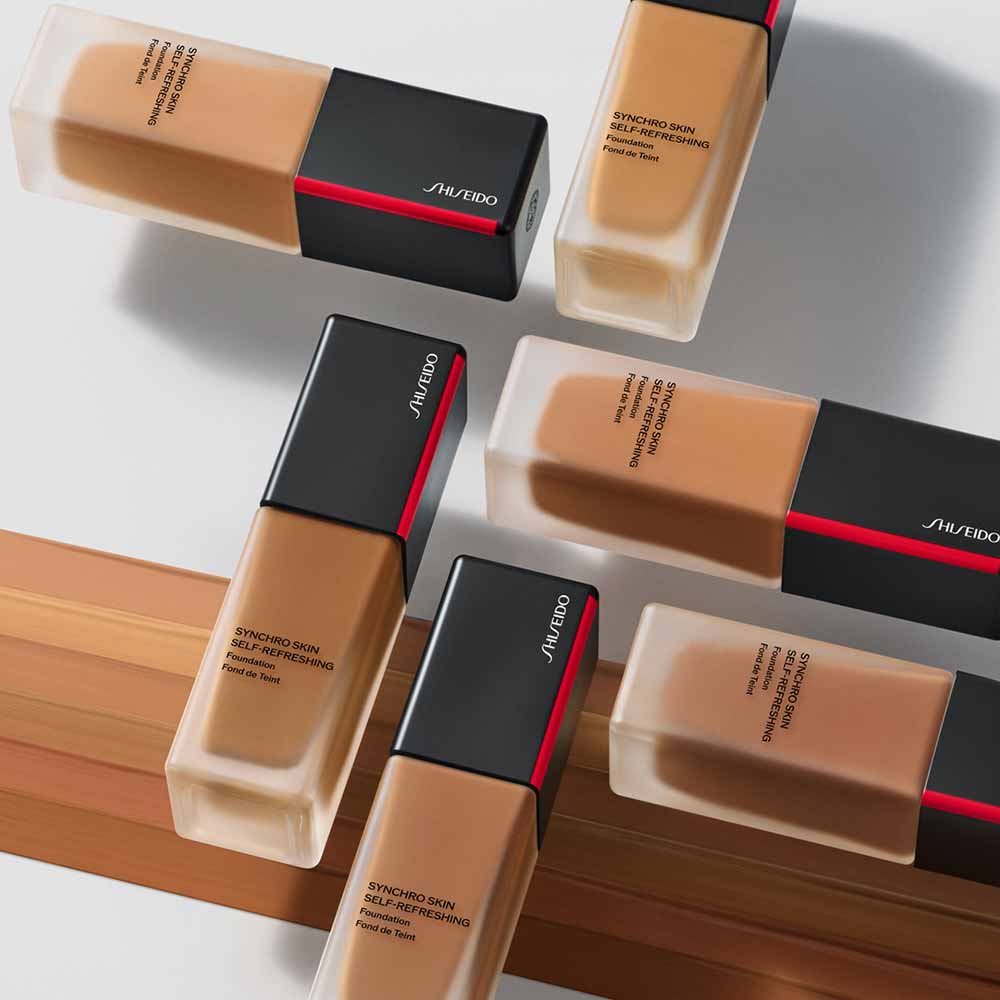 Base Líquida Synchro Skin Self-Refreshing Foundation Shiseido FPS30 250
