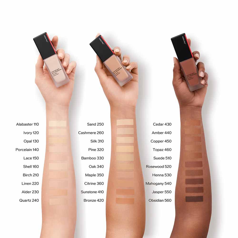 Base Líquida Synchro Skin Self-Refreshing Foundation Shiseido FPS30 220
