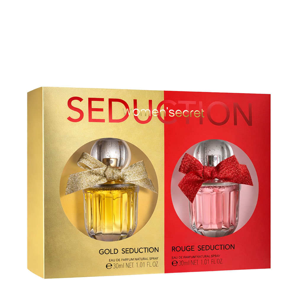 Kit Women'Secret Rouge Seduction Eau de Parfum 30ml + Gold Seduction Eau de Parfum 30ml