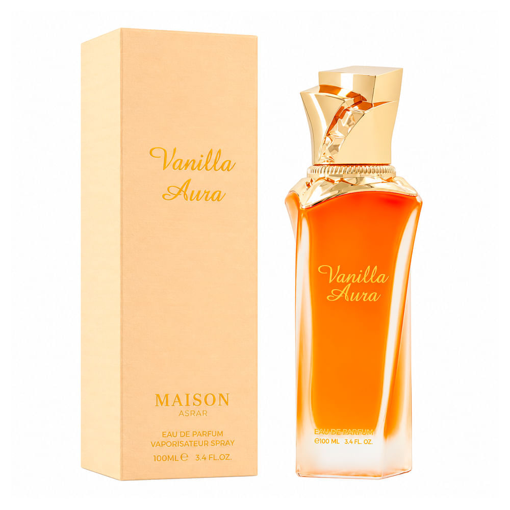 Perfume Árabe Unissex Vanilla Aura Maison Asrar Eau de Parfum 100ml