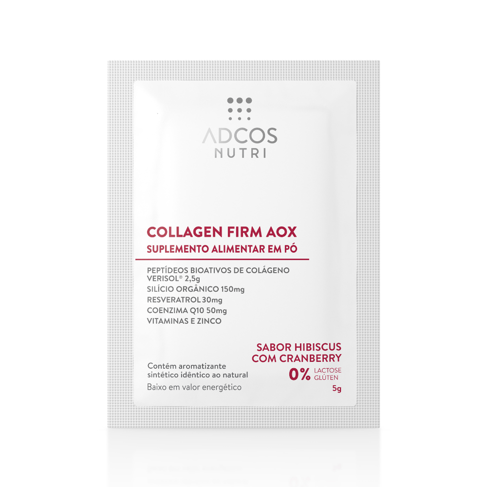 Suplemento Alimentar em Pó Collagen Firm Aox 30 sachês Com 5g Cada