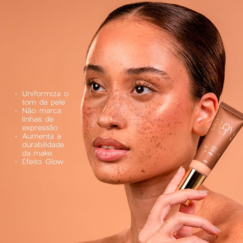 Primer Facial Iluminador Nádia Tambasco by Glow Skin Océane 30ml Medium