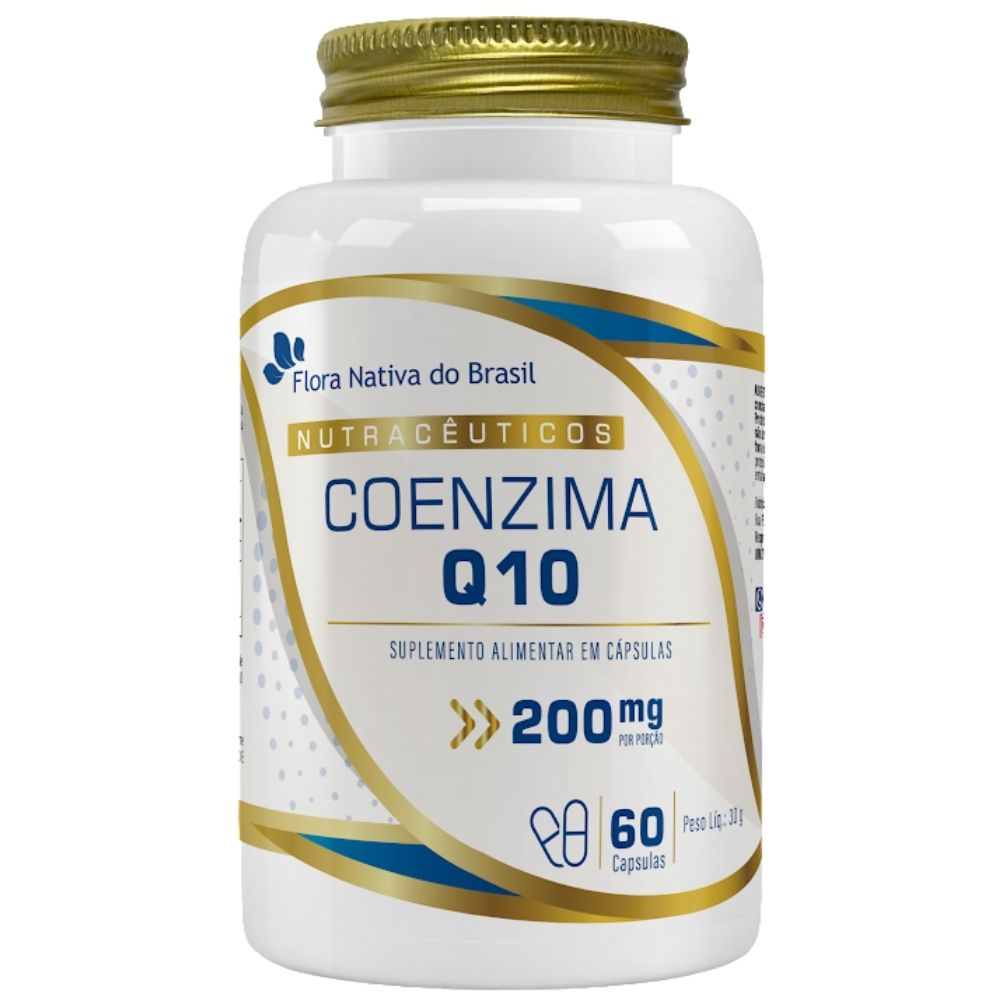Kit 2 Coenzima Q10 Flora Nativa 200mg 60 Cápsulas