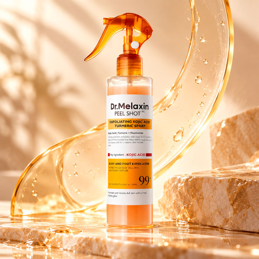 Esfoliante Corporal Em Spray Peel Shot Exfoliating Kojic Acid Turmeric Dr. Melaxin 200ml