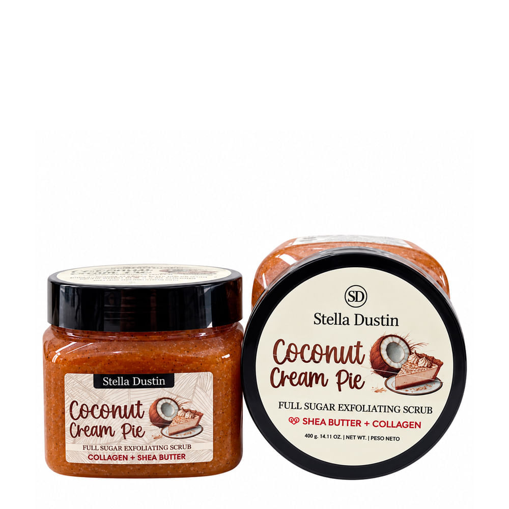 Esfoliante Corporal Full Sugar Coconut Cream Pie Stella Dustin 500g