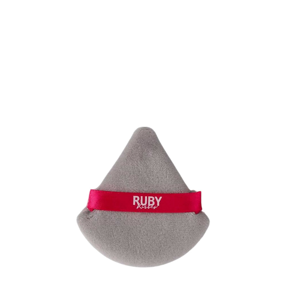 Esponja Puff Para Pó Triangular Ruby Kisses 1 Unidade