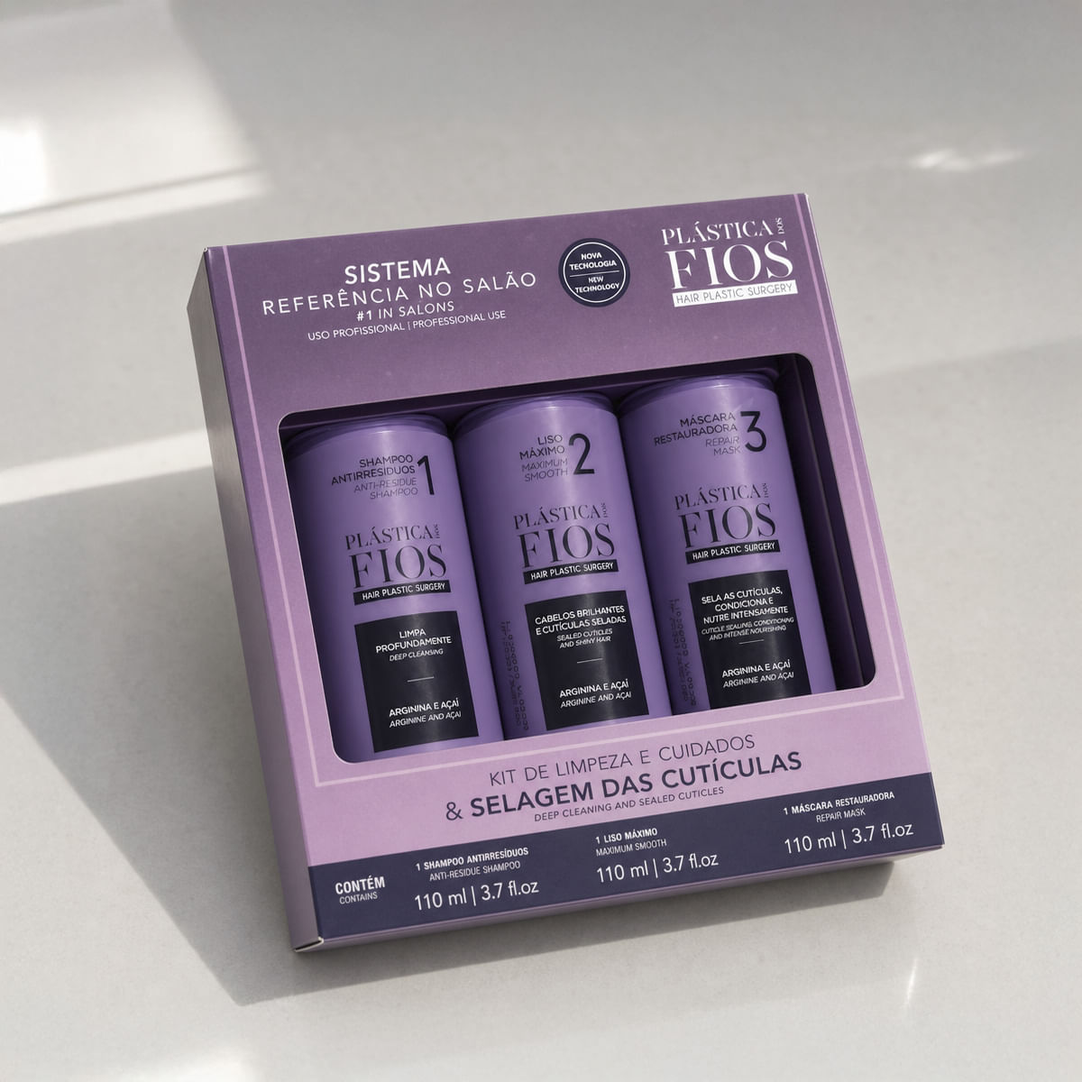 Kit Plástica dos Fios 3 Passos Cadiveu Professional 110ml