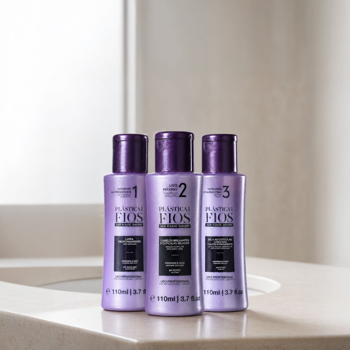 Kit Plástica dos Fios 3 Passos Cadiveu Professional 110ml