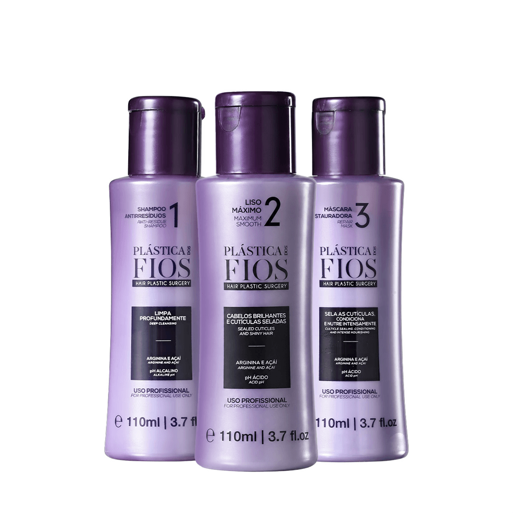 Kit Plástica dos Fios 3 Passos Cadiveu Professional 110ml