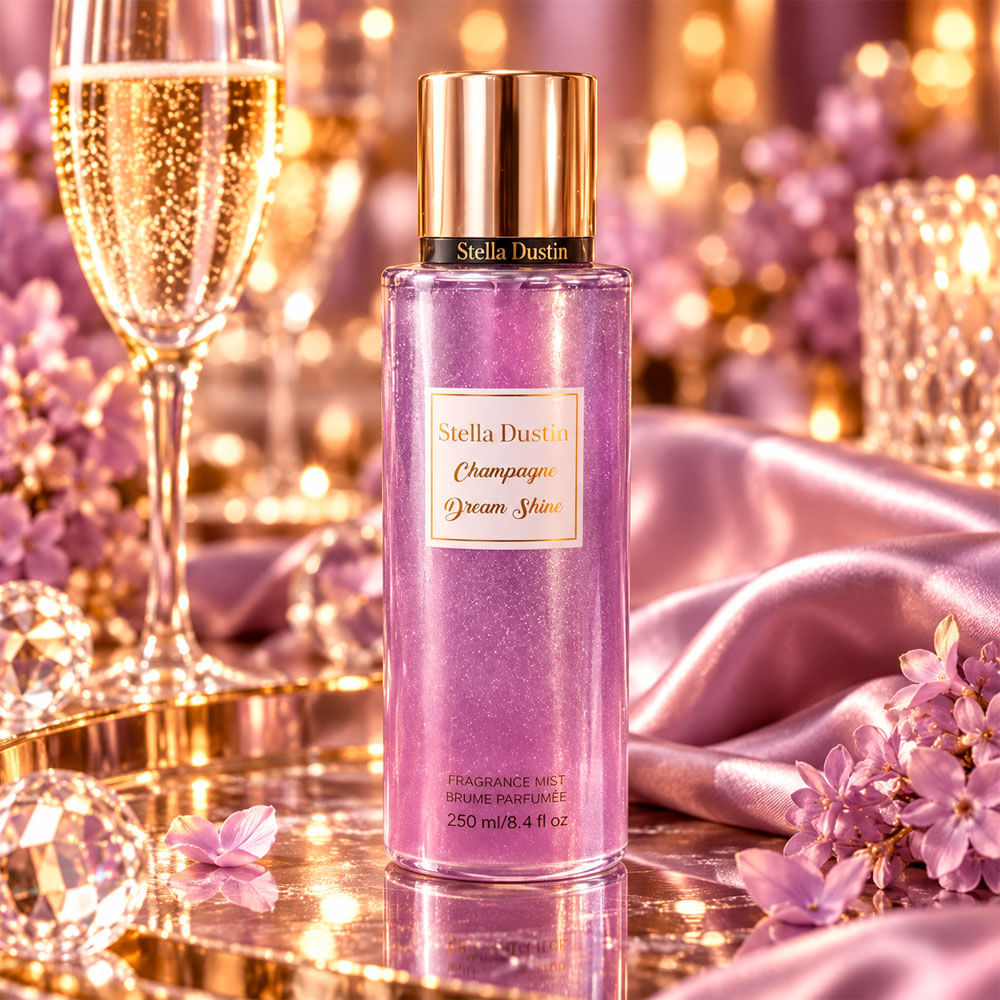 Body Splash Champagne Dream Shine Stella Dustin 250ml