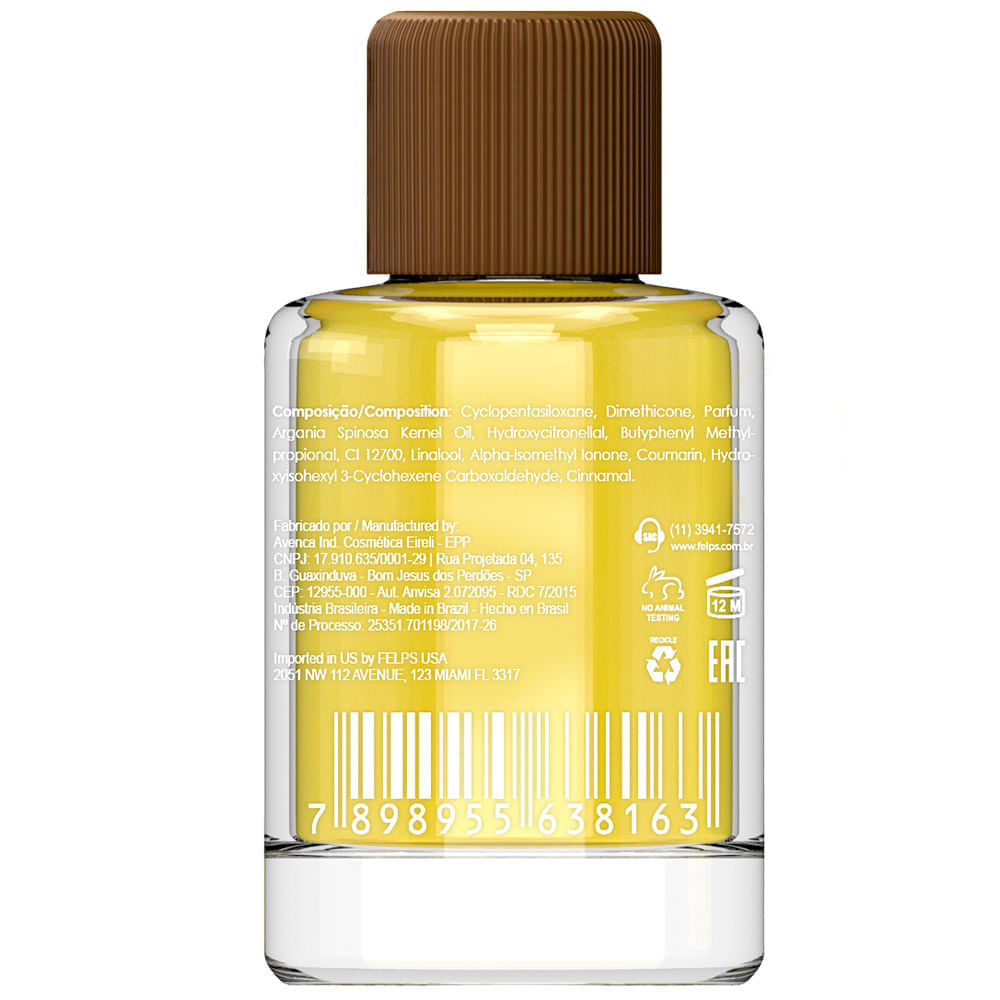 Óleo Capilar Argan Felps 7ml