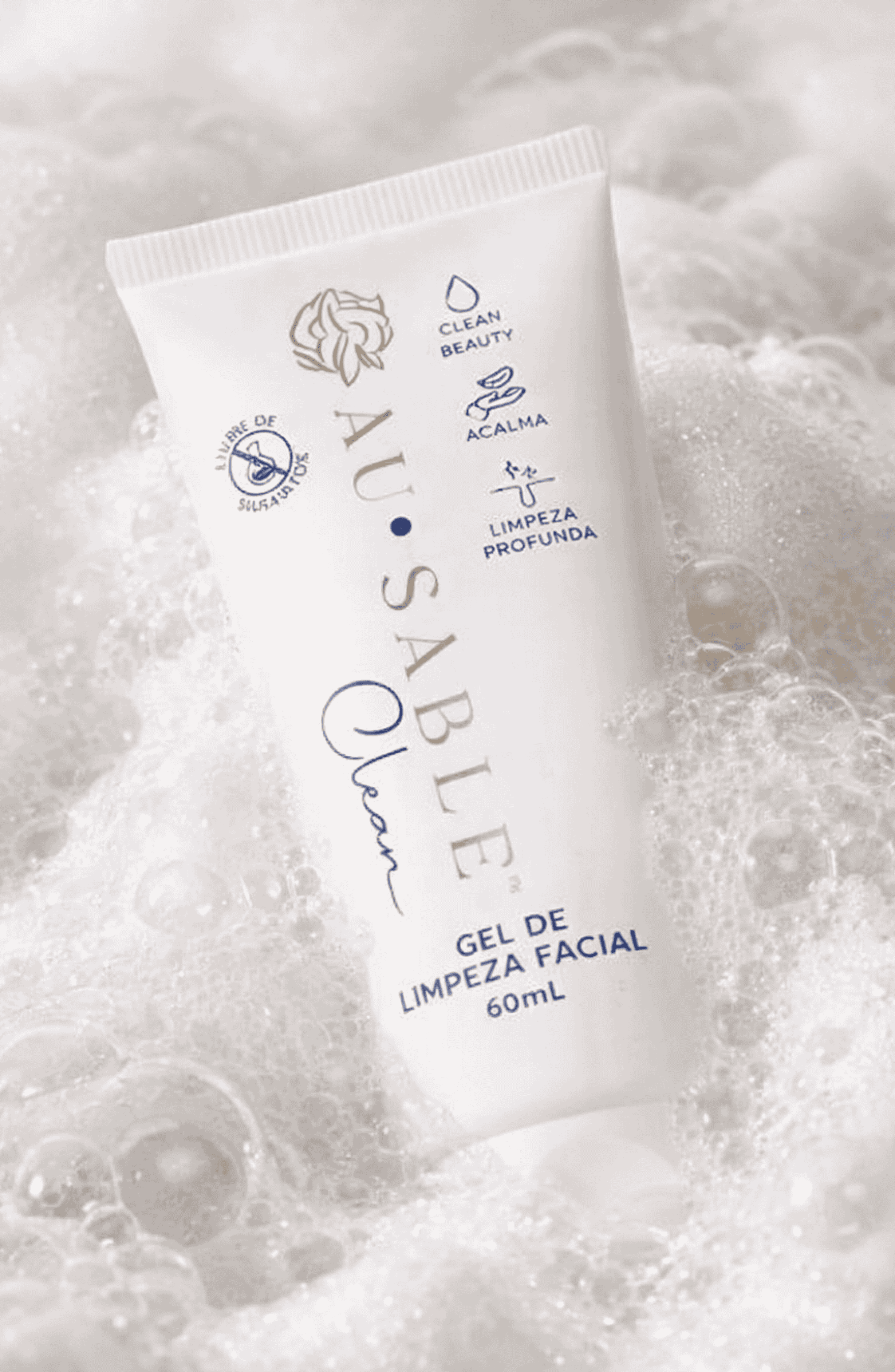 Gel de Limpeza Facial Clean Au Sable 60ml
