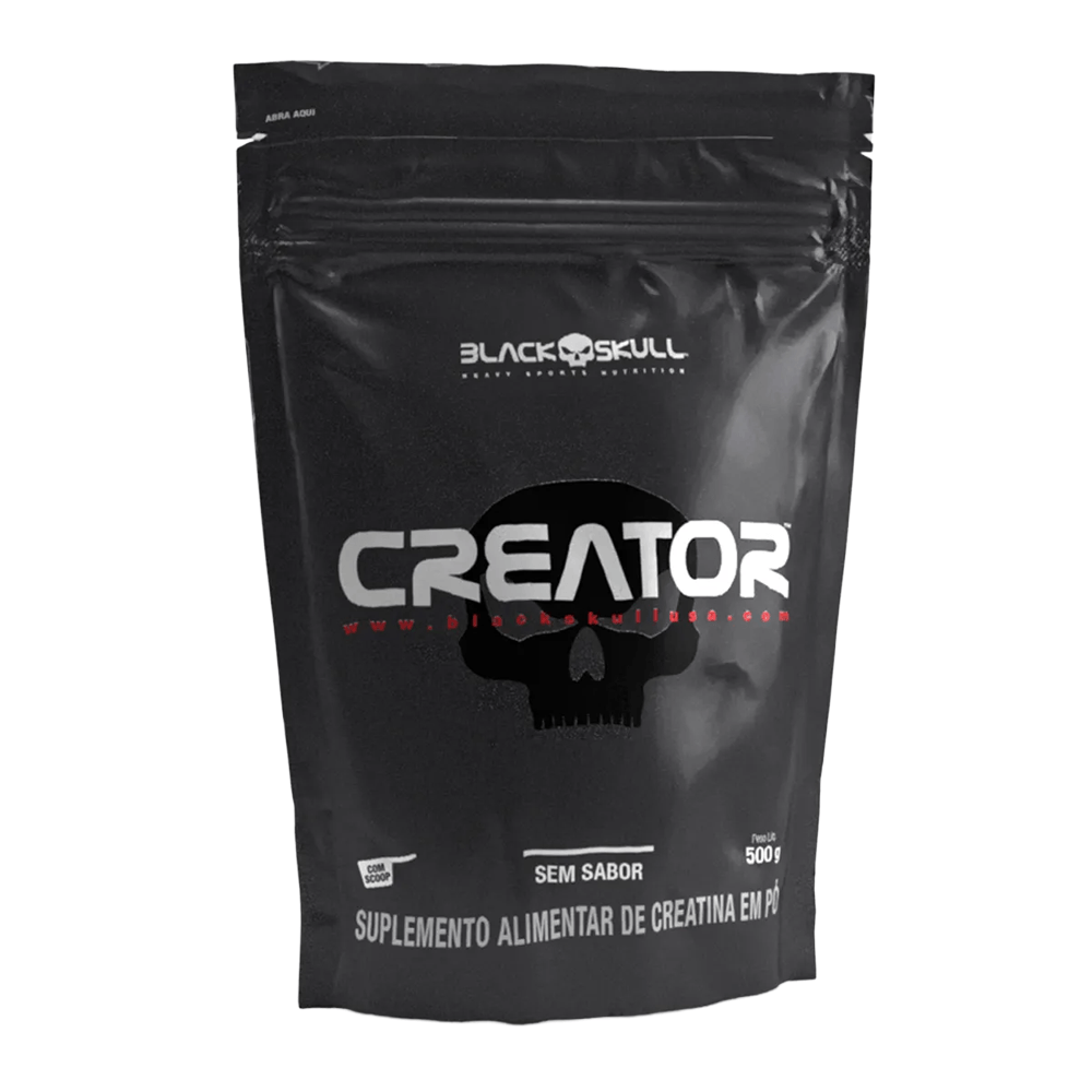 Creator Creatina Monohidratada Black Skull Refil 500g