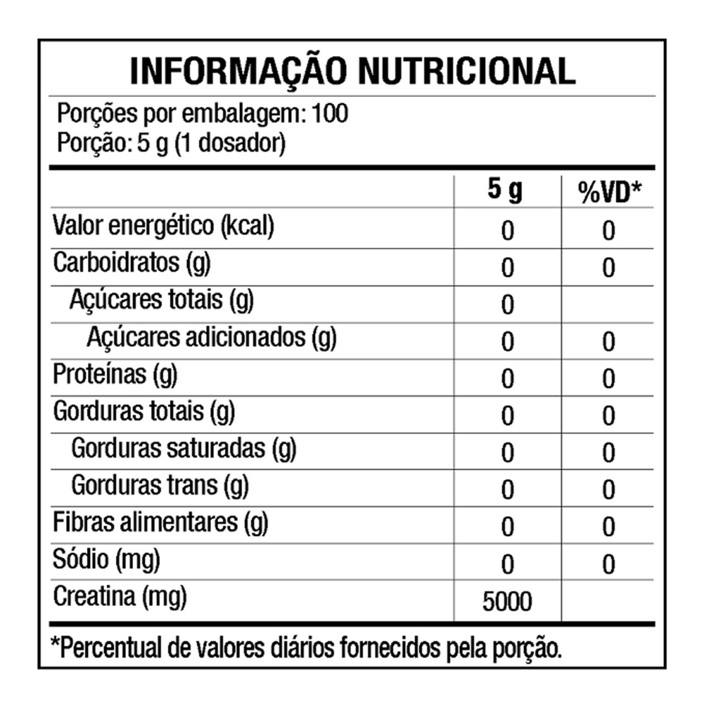 Creator Creatina Monohidratada Black Skull Refil 500g