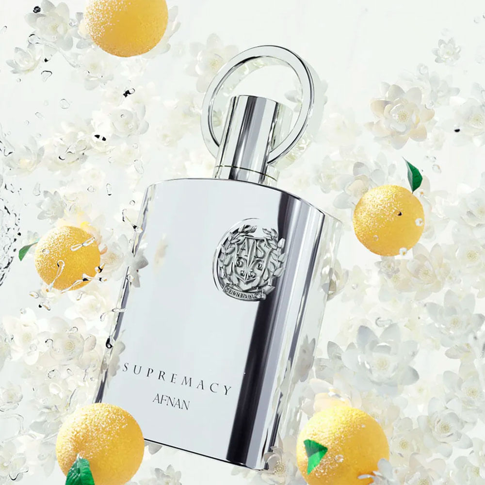 Perfume Árabe Masculino Supremacy Silver Afnan Eau de Parfum 100ml
