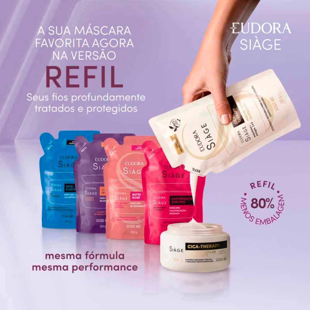 Máscara Liso Intenso Eudora Siáge 250g