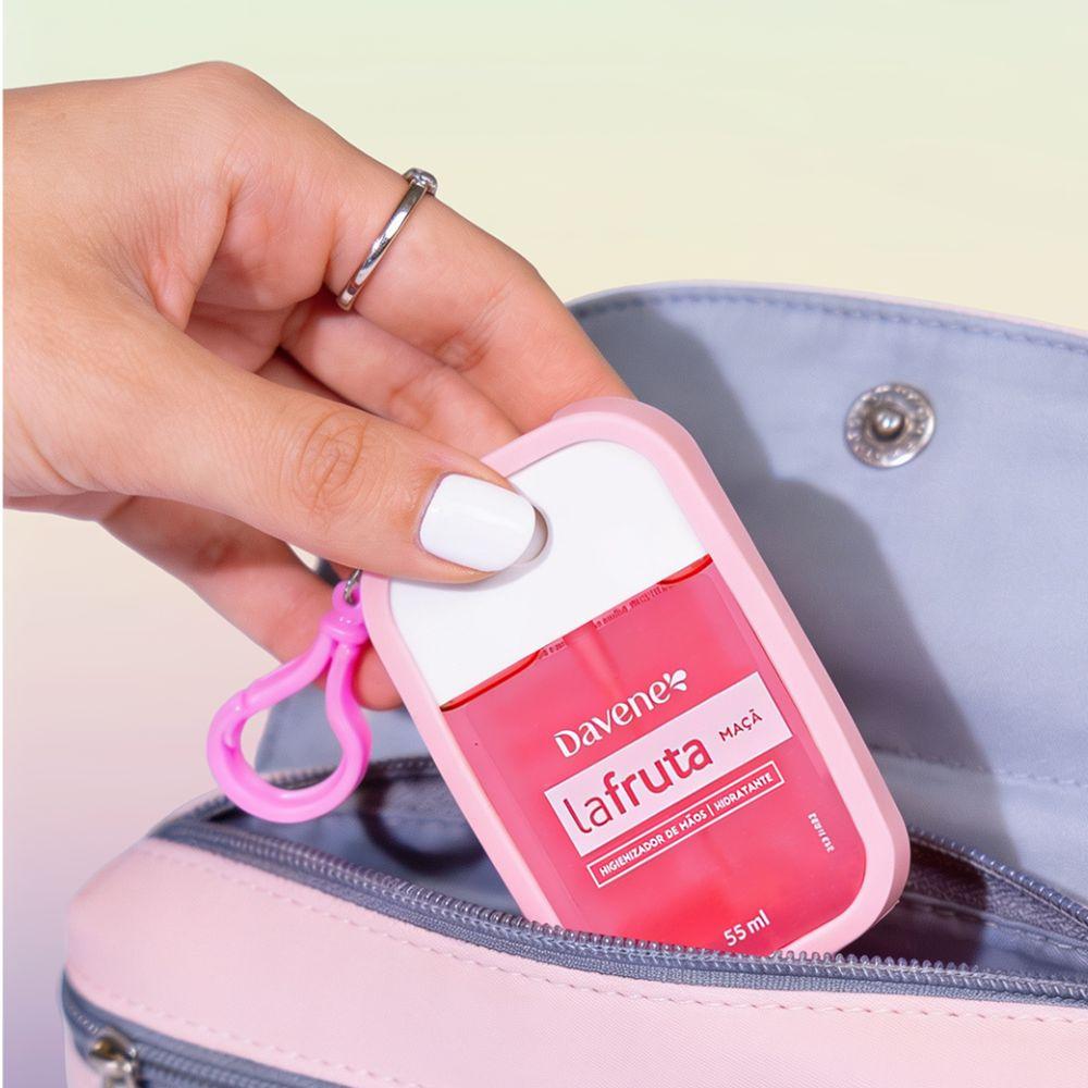Higienizador de Mãos Spray La Fruta Maçã Davene 55ml