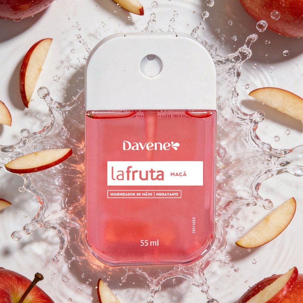 Higienizador de Mãos Spray La Fruta Maçã Davene 55ml