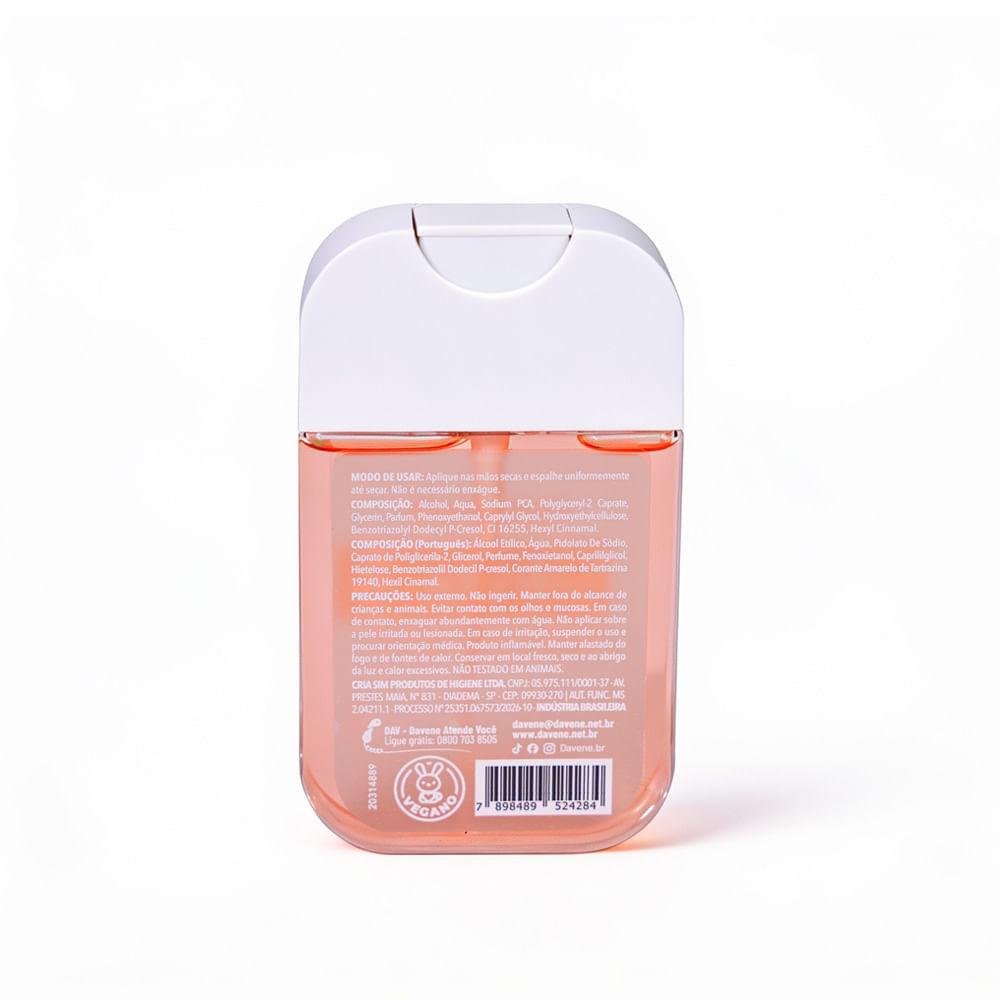 Higienizador de Mãos Spray La Fruta Pink Lemonade Davene 55ml