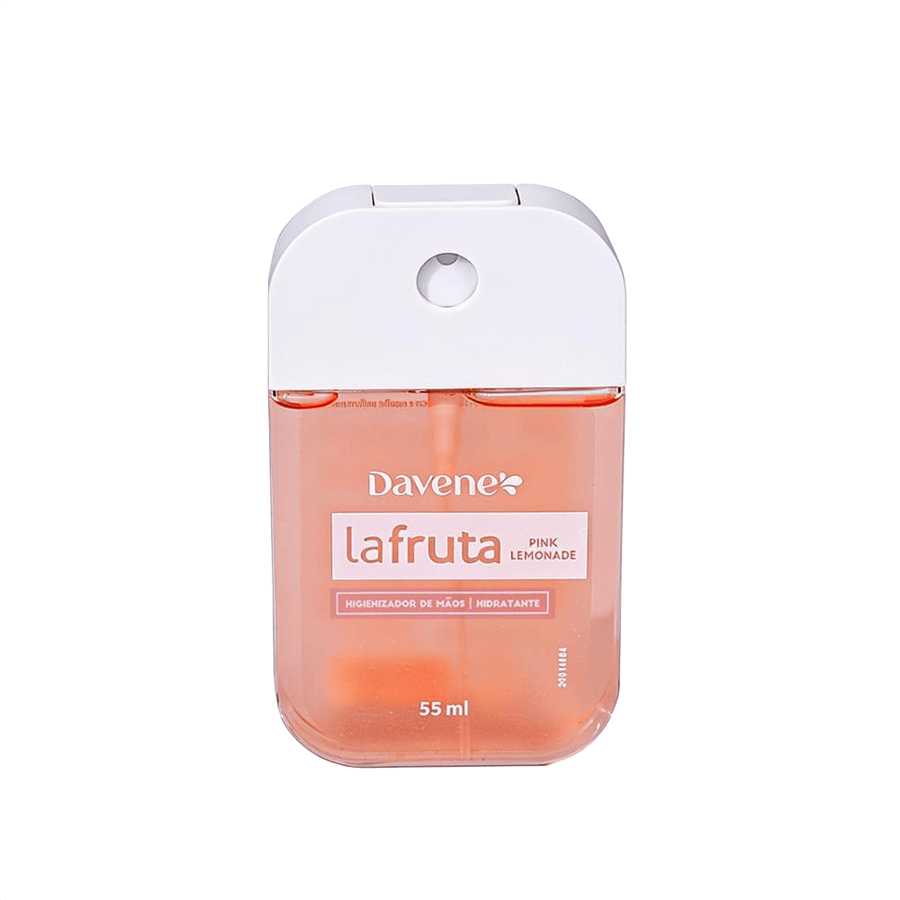 Higienizador de Mãos Spray La Fruta Pink Lemonade Davene 55ml
