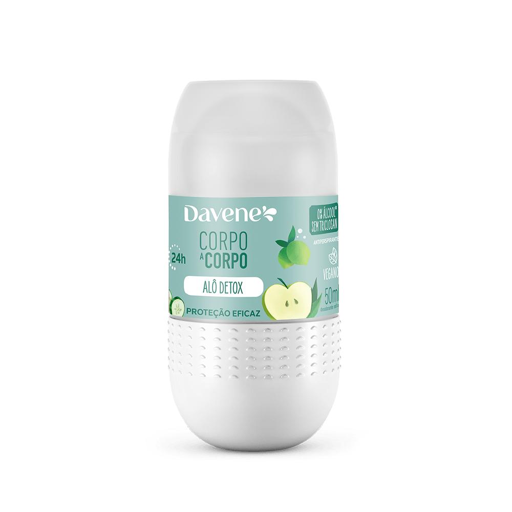 Desodorante Roll On Antiperspirante Corpo A Corpo Detox Davene 50ml
