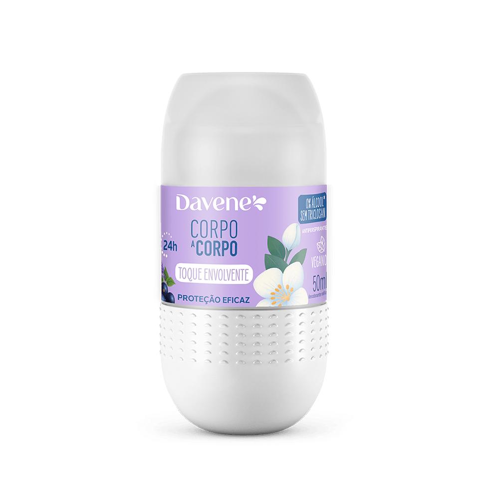 Desodorante Roll On Antipers Corpo a Corpo Envolvente Davene 50ml