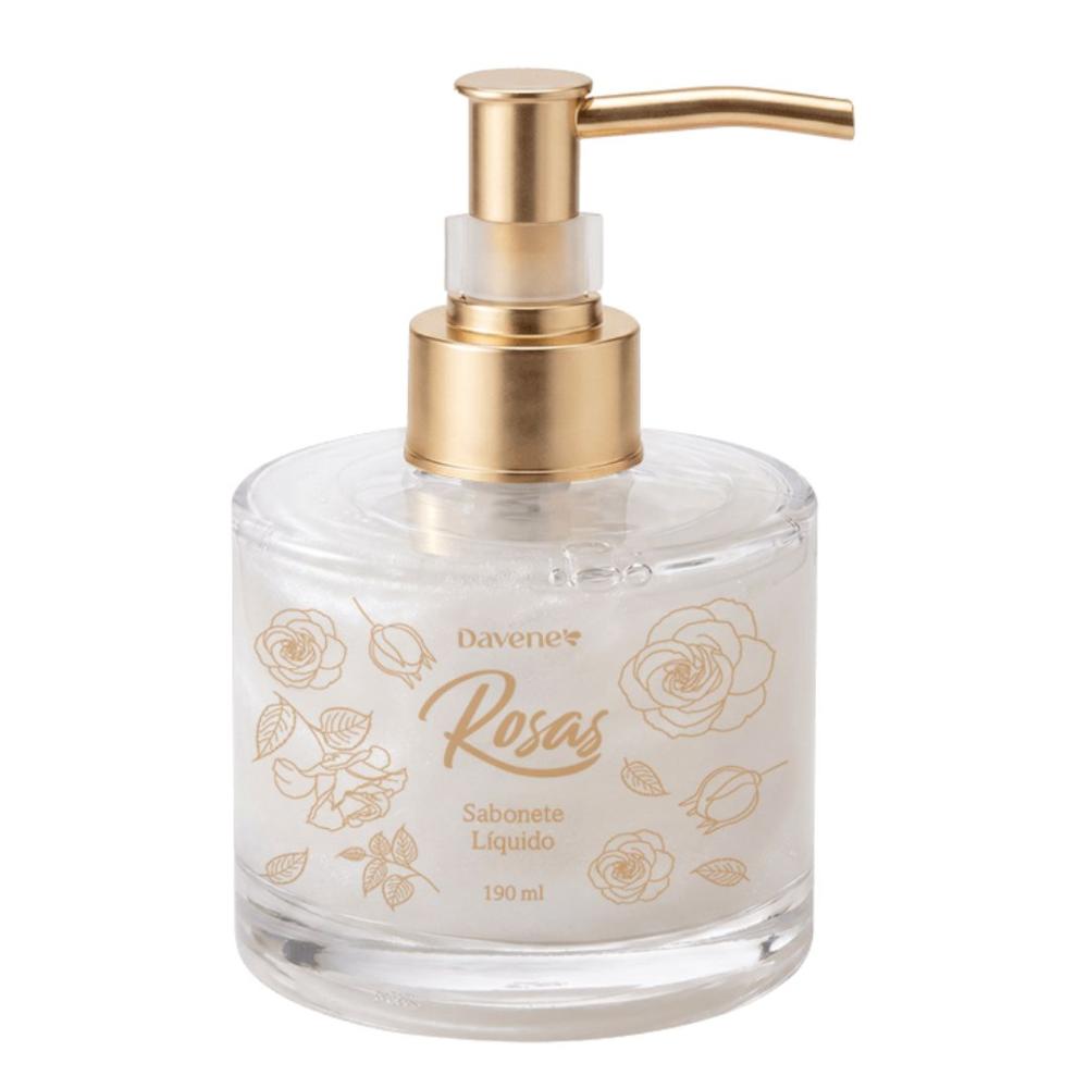 Sabonete Líquido Rosas Brancas Velvet Davene 190ml