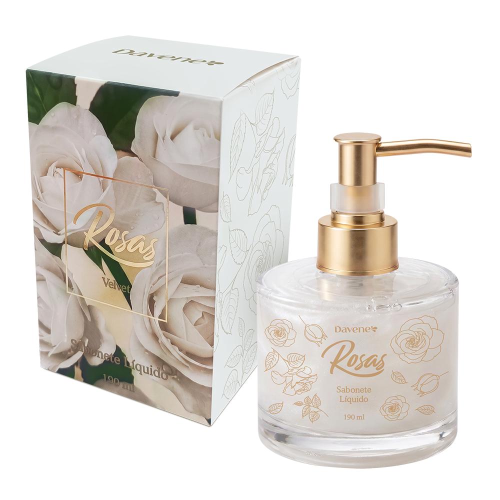 Sabonete Líquido Rosas Brancas Velvet Davene 190ml