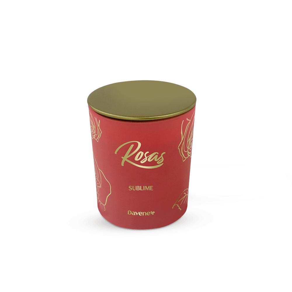 Vela Aromática Rosas Sublime Davene 220g
