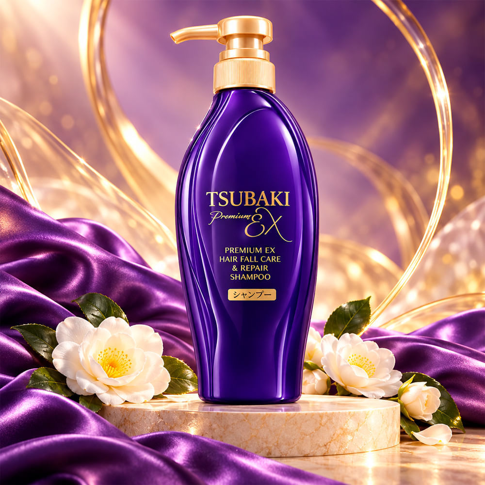 Shampoo Ex Hair Fall Care & Repair Premium Tsubaki 450ml