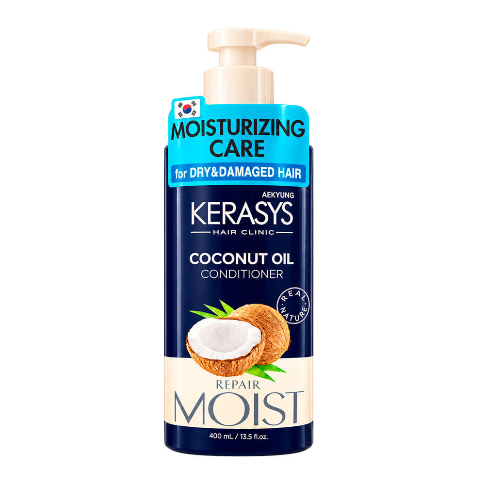Condicionador Coconut Oil Repair Moist Kerasys 400ml