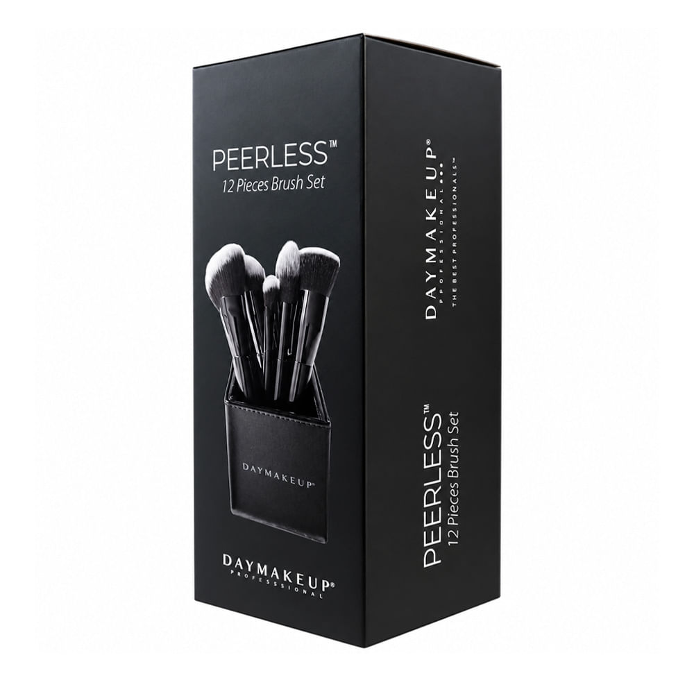 Kit 12 Pincéis de Maquiagem Daymakeup Peerless