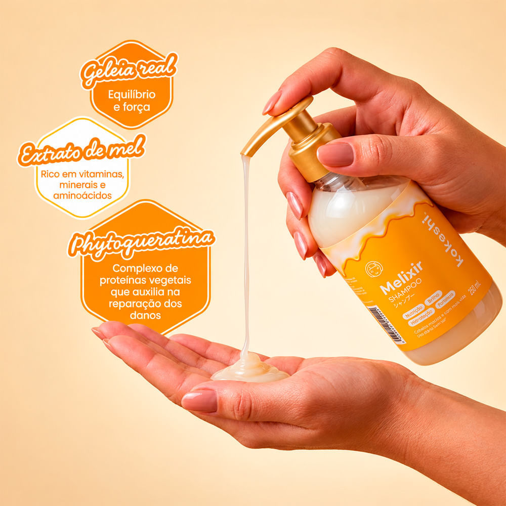 Shampoo Nutritivo Kokeshi Melixir 250ml