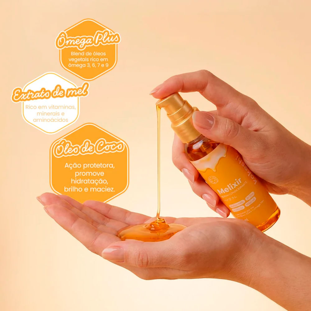 Sérum Capilar Condicionante Kokeshi Melixir 60ml